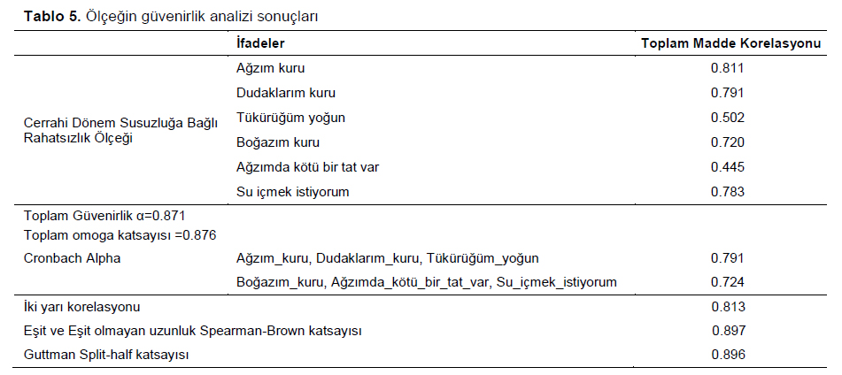 Table 5