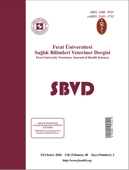 Fırat Üniversitesi Sağlık Bilimleri Veteriner Dergisi